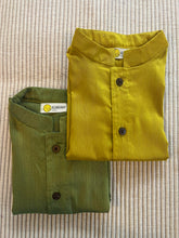 Charger l'image dans la galerie, Klingaru Shirt - Festive Raw Silk - Haldi and Henna