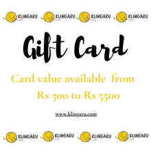 Load image into Gallery viewer, Klingaru Gift Card