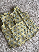 Load image into Gallery viewer, Klingaru Sleeveless Short Kurta with Shorts Set- Pista Green Bugs