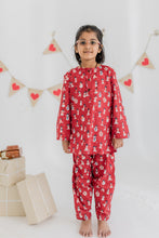 Load image into Gallery viewer, Klingaru Christmas Night suit - Red Snowman