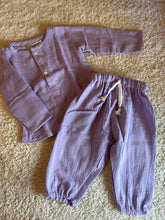 Load image into Gallery viewer, Klingaru Co Ords - Lavender Organic cotton (Jogger style)