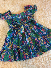 Load image into Gallery viewer, Klingaru Frock - Blue Garden (Tiered)