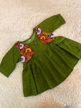 Charger l'image dans la galerie, Klingaru Girl Dhoti Set - Green Ethnic with Kutch Handwork