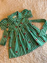Load image into Gallery viewer, Klingaru Frock - Green with hearts
