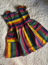 Load image into Gallery viewer, Klingaru Frock - Multicolour Stripes Frock