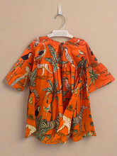 Charger l'image dans la galerie, Klingaru Frock - Orange Jungle Dress