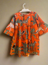 Charger l'image dans la galerie, Klingaru Frock - Orange Jungle Dress