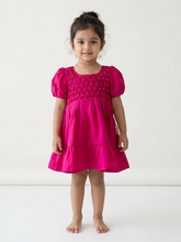 Charger l'image dans la galerie, Klingaru Frock - Pink Smocking