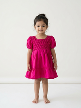 Load image into Gallery viewer, Klingaru Frock - Pink Smocking