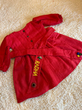 Load image into Gallery viewer, Klingaru Frock - Red Garden Frock with Hand Embroidery (PRE ORDER)