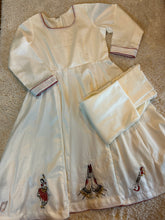 Load image into Gallery viewer, Klingaru Girl Kurta and Pant Set - Hand Embroidered Kathak dress (PRE-ORDER)
