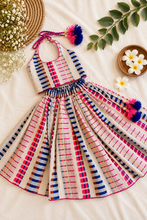 Load image into Gallery viewer, Klingaru Lehanga Choli - Handwoven Neon Pink