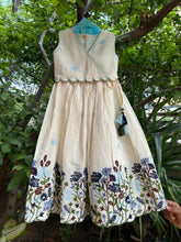 Load image into Gallery viewer, Klingaru Lehanga Choli  - Embroidered 3 piece Set in Blue (PRE-ORDER)