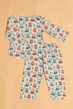 Load image into Gallery viewer, Klingaru Night Suit - Colourful Owl