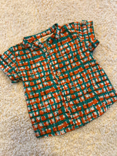 Charger l'image dans la galerie, Klingaru Shirt - Orange Green Checks