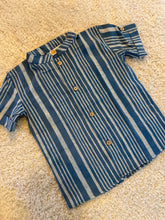 Charger l'image dans la galerie, Klingaru Shirt - Dabu Indigo Stripes