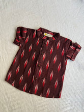 Charger l'image dans la galerie, Klingaru Shirt - Maroon Ikat