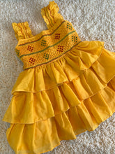 Load image into Gallery viewer, Klingaru Smocking Frock - Mustard Yellow
