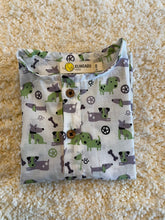 Load image into Gallery viewer, Klingaru Summer Short Set  -  Grey Green Dogs