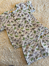Load image into Gallery viewer, Klingaru Summer Short Set  -  Grey Green Dogs