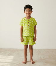 Charger l'image dans la galerie, Klingaru Summer Short Set - Lime Green Ellies ( Last Peice )