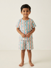 Load image into Gallery viewer, Klingaru Summer Short Set -Unicorn Striped