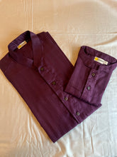 Charger l'image dans la galerie, Klingaru Twinning Shirt - Wine Self Stripes