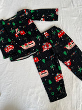 Load image into Gallery viewer, Klingaru Winter Night suit - Black Happy Holidays