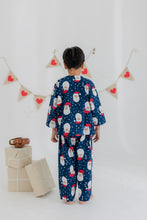 Load image into Gallery viewer, Klingaru Winter Night suit - Blue Christmas Santa