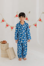 Load image into Gallery viewer, Klingaru Winter Night suit - Blue Vehicles