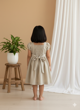 Load image into Gallery viewer, Klingaru Frock - Beige Boho Hand Embroidery Frock (PRE-ORDER)