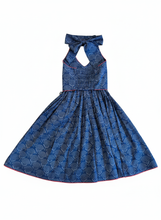 Load image into Gallery viewer, Klingaru Lehanga Choli  -  Indigo Halter Neck