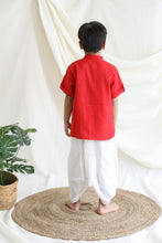 Load image into Gallery viewer, Klingaru Short Kurta - Bright Red
