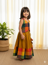 Load image into Gallery viewer, Klingaru Lehanga Choli  - Multicolour Checks - (PRE ORDER)