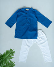 Charger l'image dans la galerie, Klingaru Long Kurta - Solid Phirozi