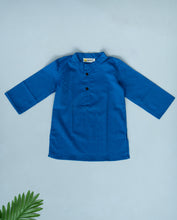 Charger l'image dans la galerie, Klingaru Long Kurta - Solid Phirozi