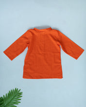 Load image into Gallery viewer, Klingaru Long Kurta - Solid Orange