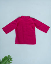 Charger l'image dans la galerie, Klingaru Long Kurta - Solid Pink