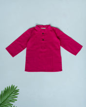 Charger l'image dans la galerie, Klingaru Long Kurta - Solid Pink