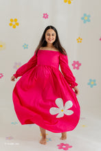 Load image into Gallery viewer, Klingaru Women Dress - Rani Pink  Dress with Applique work (PRE-ORDER)