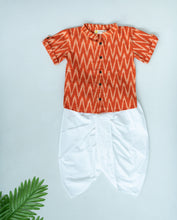 Charger l'image dans la galerie, Klingaru Shirt - Orange Ikat