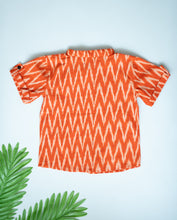 Charger l'image dans la galerie, Klingaru Shirt - Orange Ikat