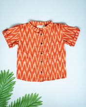 Charger l'image dans la galerie, Klingaru Shirt - Orange Ikat