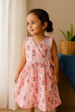 Load image into Gallery viewer, Klingaru Frock - Pink Pichwai