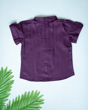 Charger l'image dans la galerie, Klingaru Shirt - Wine Self Stripes