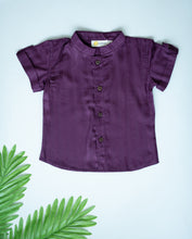 Charger l'image dans la galerie, Klingaru Shirt - Wine Self Stripes