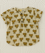 Load image into Gallery viewer, Klingaru Sleeves Unisex Short Kurta - Offwhite Ganesha