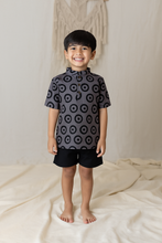 Charger l'image dans la galerie, Klingaru Short Kurta - Handblock Grey Gola  ( Last Pieces )