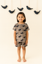 Load image into Gallery viewer, Klingaru Summer Short Set - Grey Chidiya