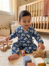 Load image into Gallery viewer, Unisex Jhabla Style - Blue Vehicles